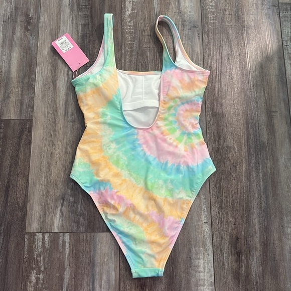 Stoney Clover Lane x Target tie dye one piece swimsuit (medium) NEW - Picture 8 of 10
